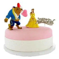 Kit décor Gâteau La Belle et la Bête