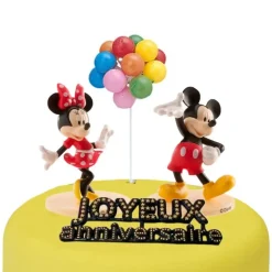 Kit décor gâteau Mickey et Minnie