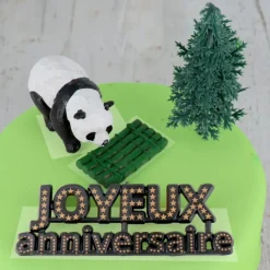 Kit décor gâteau panda