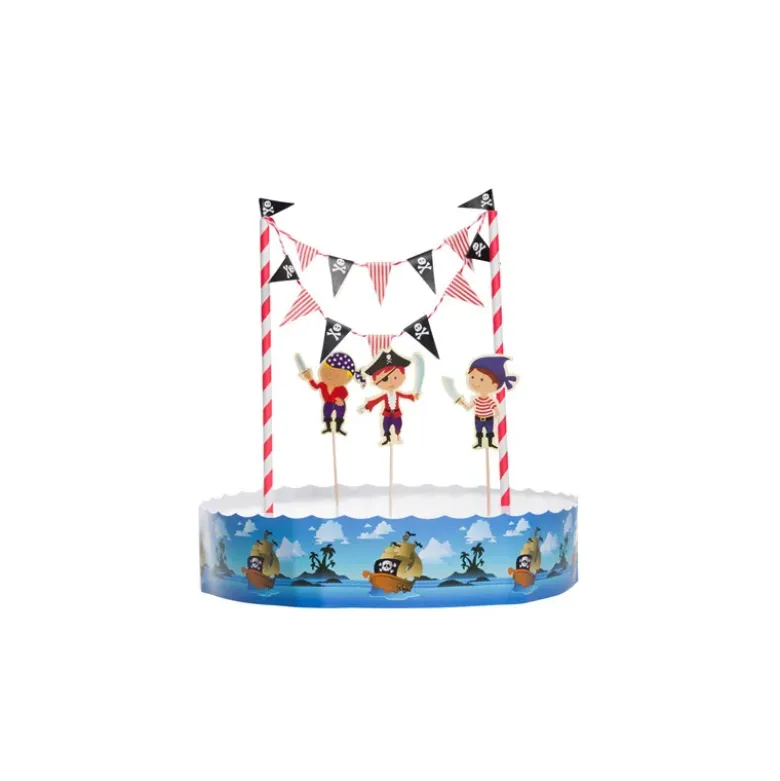 Kit décor gâteau Pirates