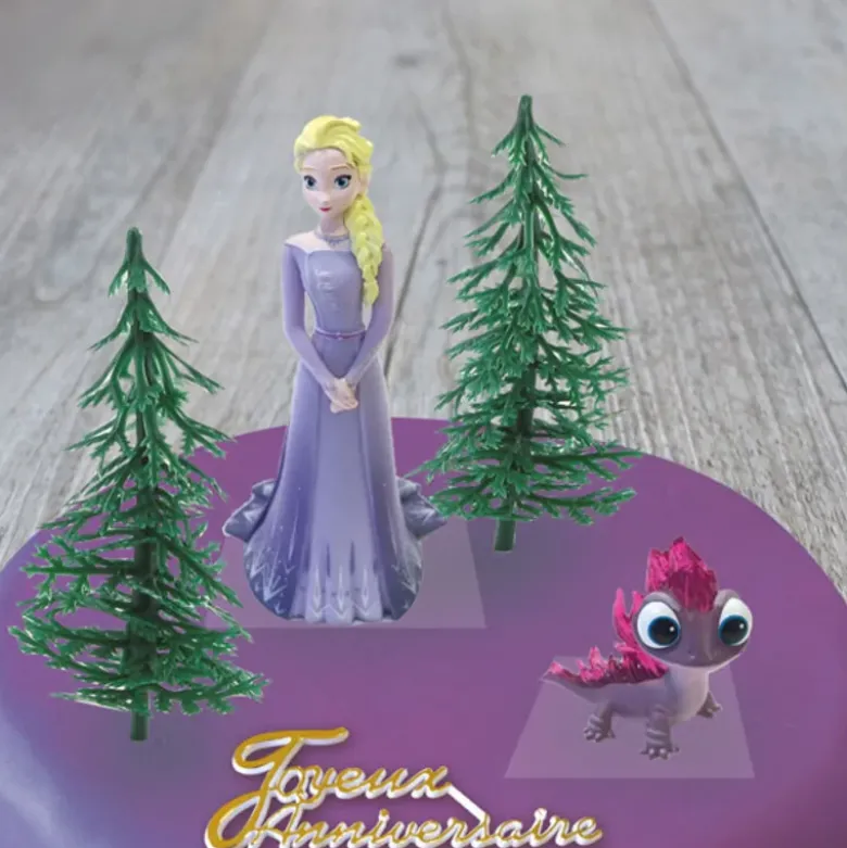 Kit décor gâteau Princesse Elsa