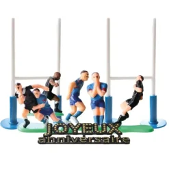 Kit décor Gâteau Rugby