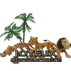 Kit décor gâteau savane