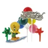 Kit décor gâteau Titi surfeur