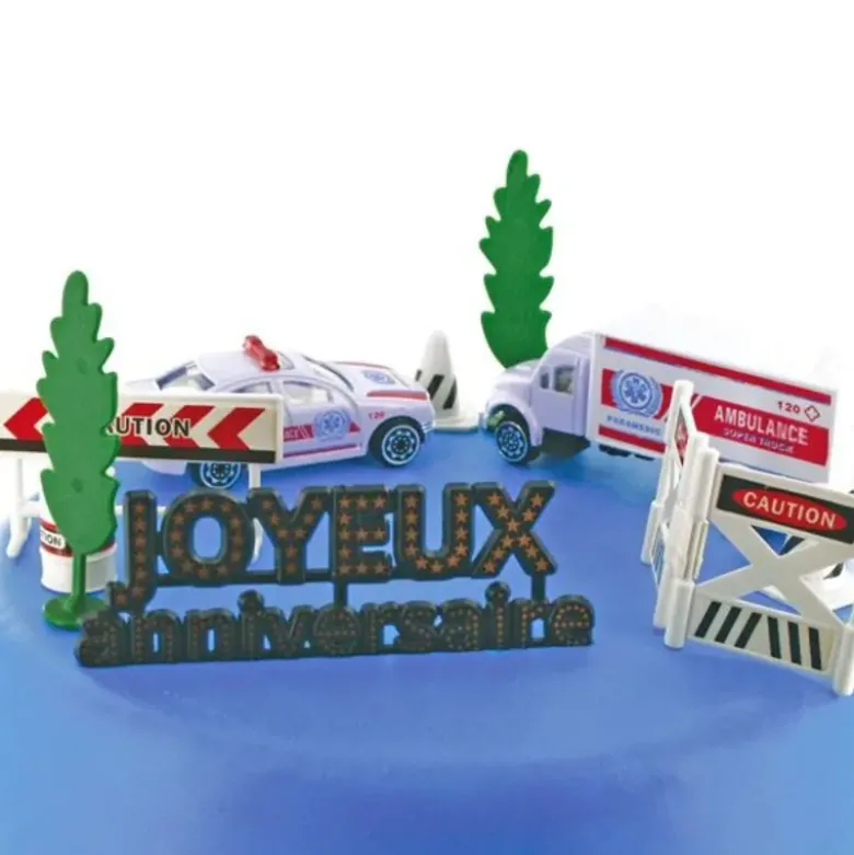 Kit décor gâteau Urgences
