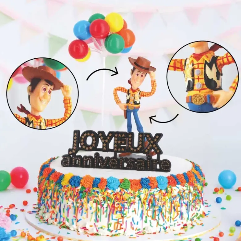 Kit décor gâteau Woody