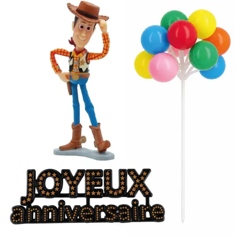 Kit décor gâteau Woody