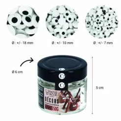 Kit de décors comestibles "yeux"