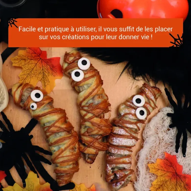 Kit de décors comestibles "yeux"
