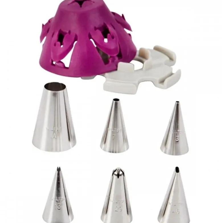 Kit de six douilles à décor pour gâteaux Wilton