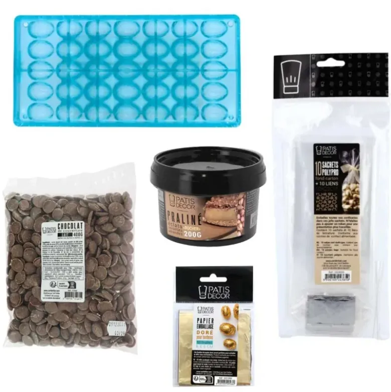 Kit gourmand petits œufs praliné