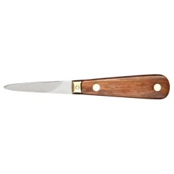 lancette à huîtres sans garde manche palissandre 16 cm