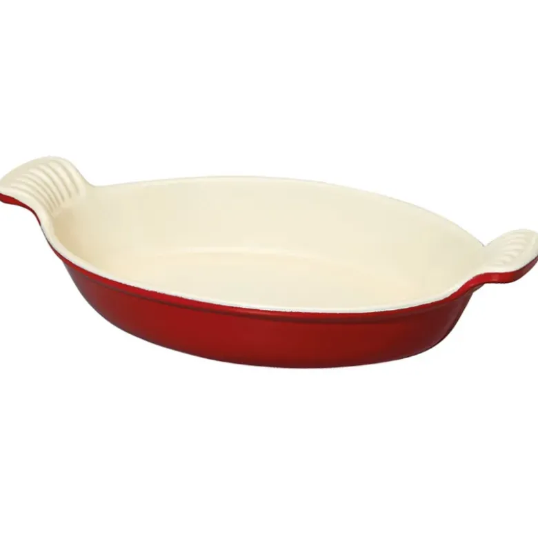 Le Chasseur plat ovale rouge 27,5 cm
