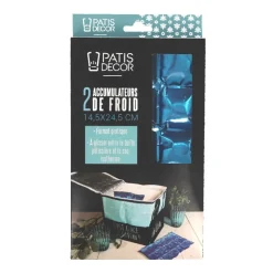 Lot de 2 accumulateurs de froid - 14,5 x 24,5 cm