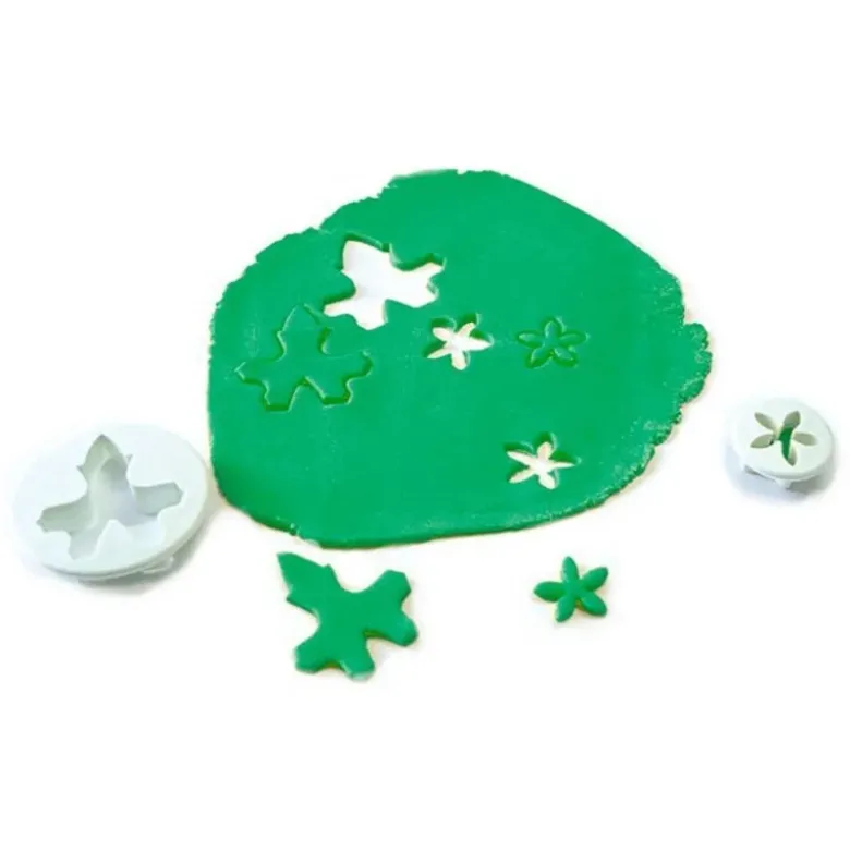 Lot de 2 découpoirs fleur et feuille de bryone