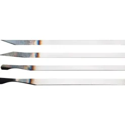 lot de 12 lames boulanger acier au carbone traité boules moyennes