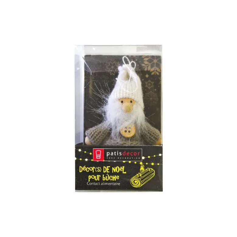 Lutin de Noël gris