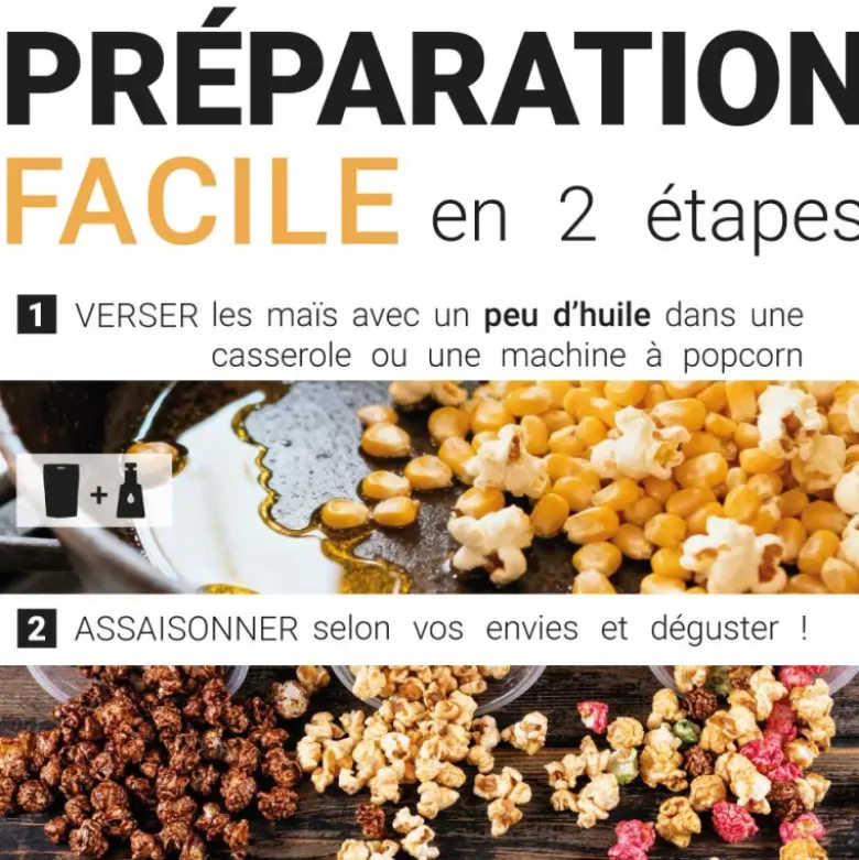 Maïs à popcorn type Butterfly 350 g