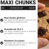Maxi chunks de chocolat noir - 45,5% de cacao - 250g