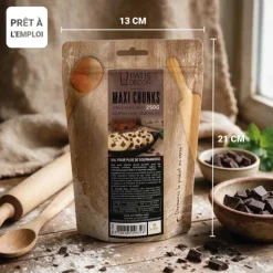 Maxi chunks de chocolat noir - 45,5% de cacao - 250g