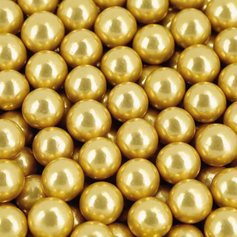 Maxi perles dorées comestibles Ø 8 mm 70 g