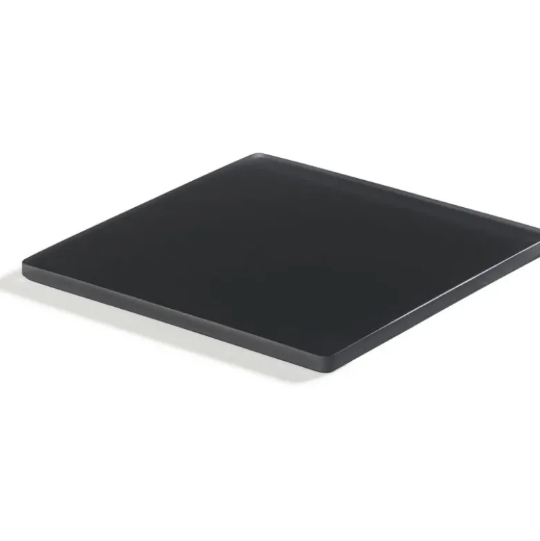 Mealplak plateau carré 30 cm anthracite