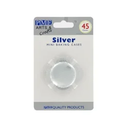 Mini-Caissettes aluminium argentées PME (x45)