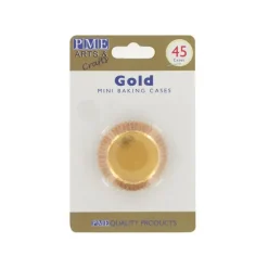 Mini-Caissettes aluminium dorées PME (x45)