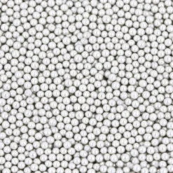 Mini perles argentées comestibles Ø 2 mm 70 g