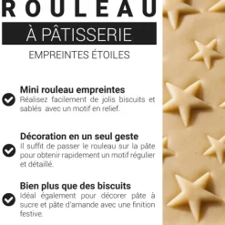Mini rouleau empreintes Étoiles
