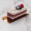 Mini supports cartonnés rectangles or et noir rainés (x10)