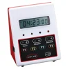 minuteur digital 4 x 99 heures, affiche heures, minutes et secondes