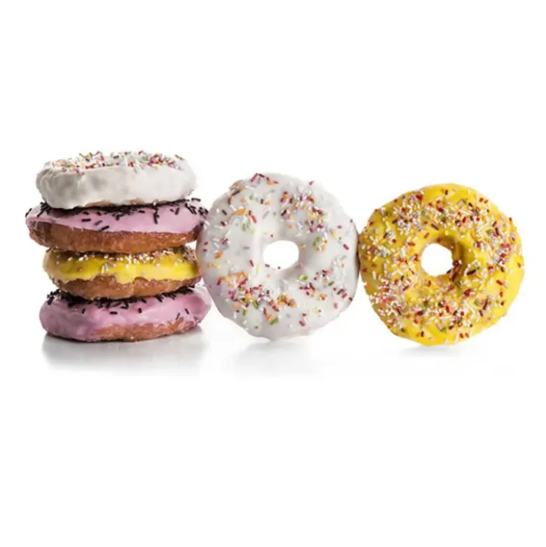 Moule anti-adhérent 6 donuts Ø 8 cm