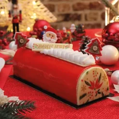 Moule à bûche lisse silicone 30 cm