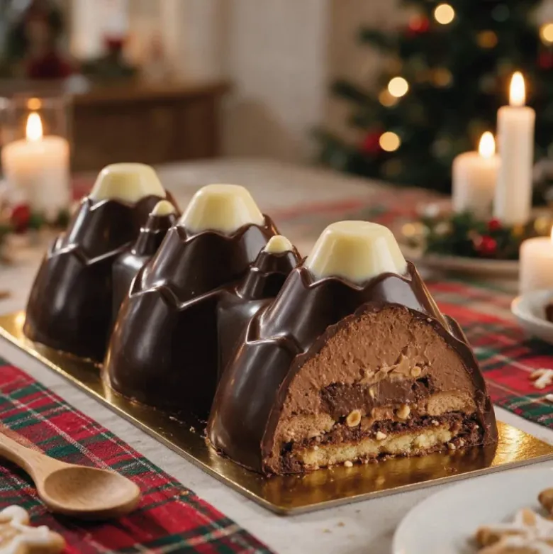 Moule à bûche PVC "Glacier"