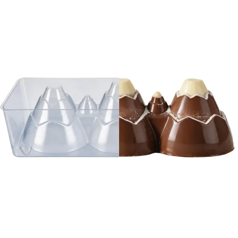 Moule à bûche PVC "Glacier"