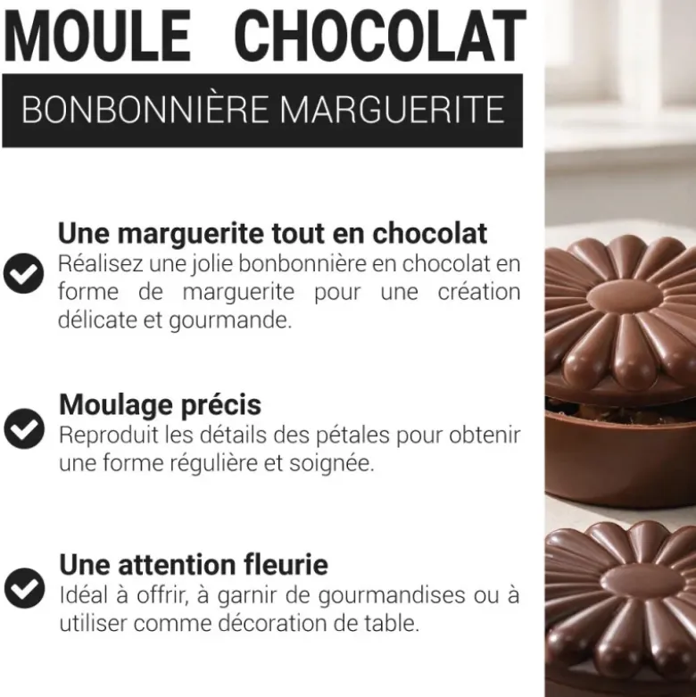 Moule bonbonnière marguerite