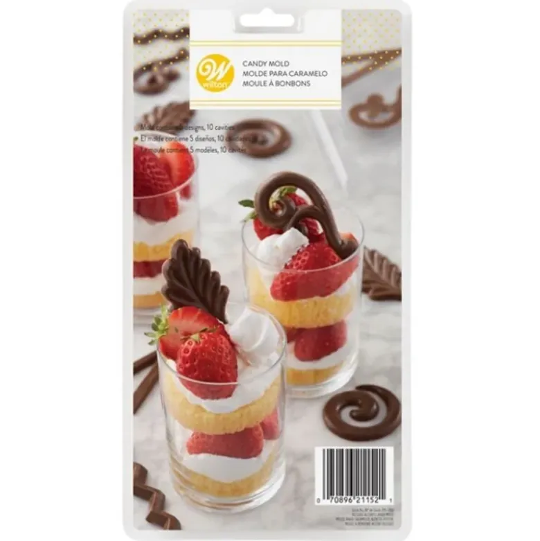 Moule bonbons 5 décors Wilton