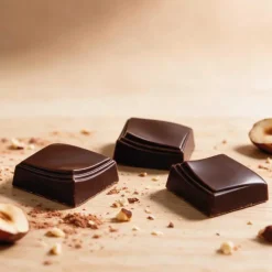 Moule à bonbons de chocolat carrés caramel - 24 empreintes