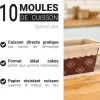 Moule à cake en papier (x10)