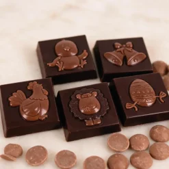 Moule carrés chocolat napolitains Pâques