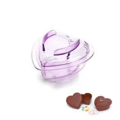 Moule chocolat boîte coeur 11 cm