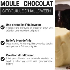 Moule chocolat citrouille d'Halloween