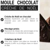 Moule chocolat Crèche de Noël