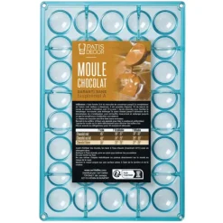 Moule chocolat demi-sphère 26 mm