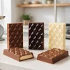 Moule chocolat en 3 parties 4 mini tablettes 3D