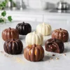 Moule chocolat en 3 parties petites citrouilles