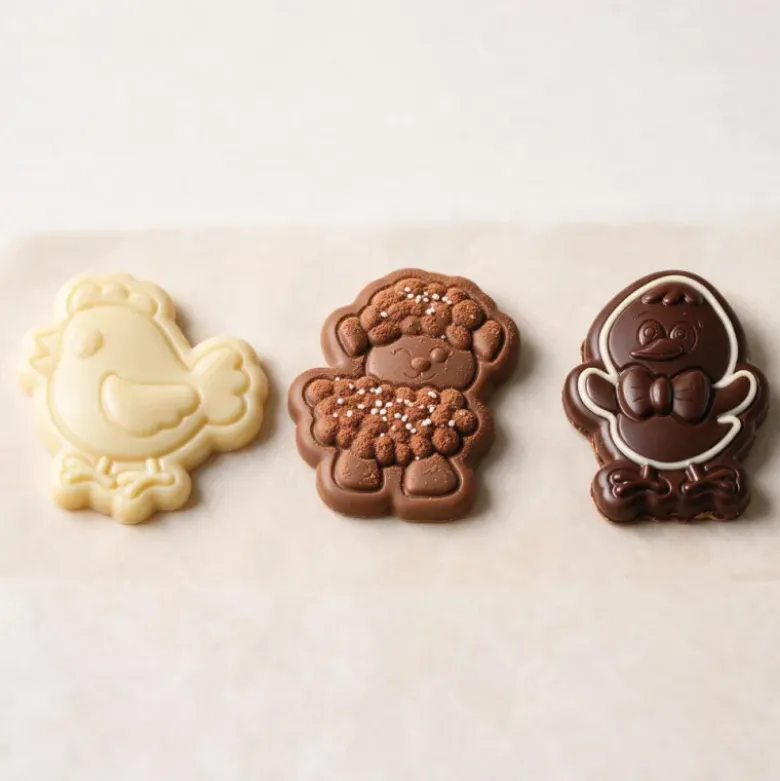 Moule chocolat formes de Pâques assorties