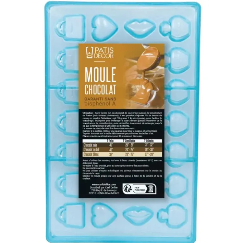 Moule Chocolat fritures sujets assortis