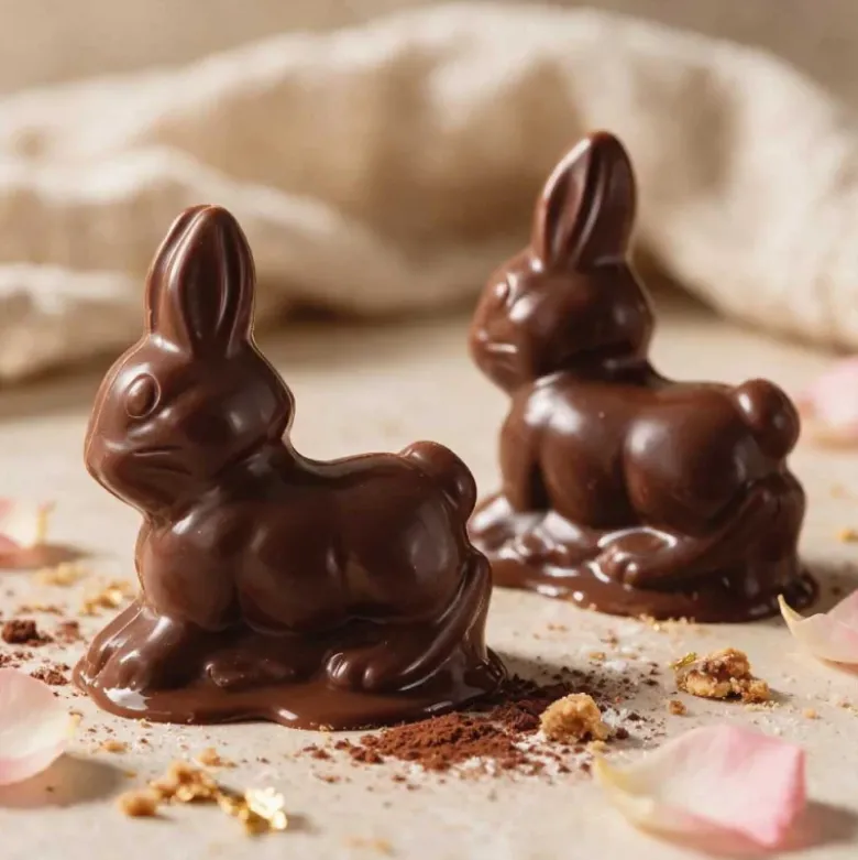 Moule chocolat lapin assis